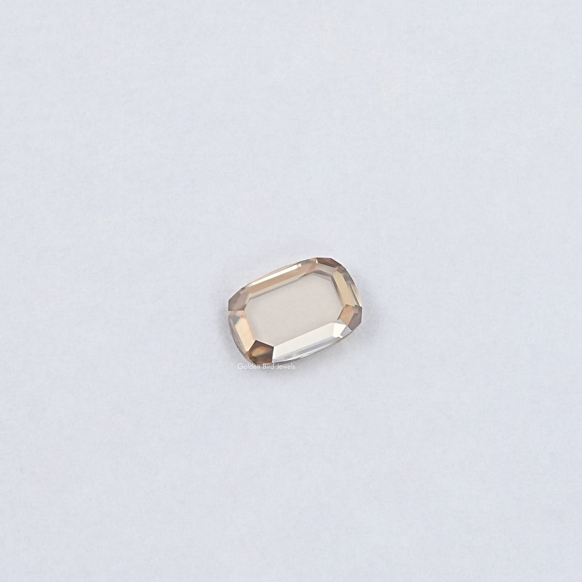 Front View Of Moissanite Portrait Cushion Loose Stone