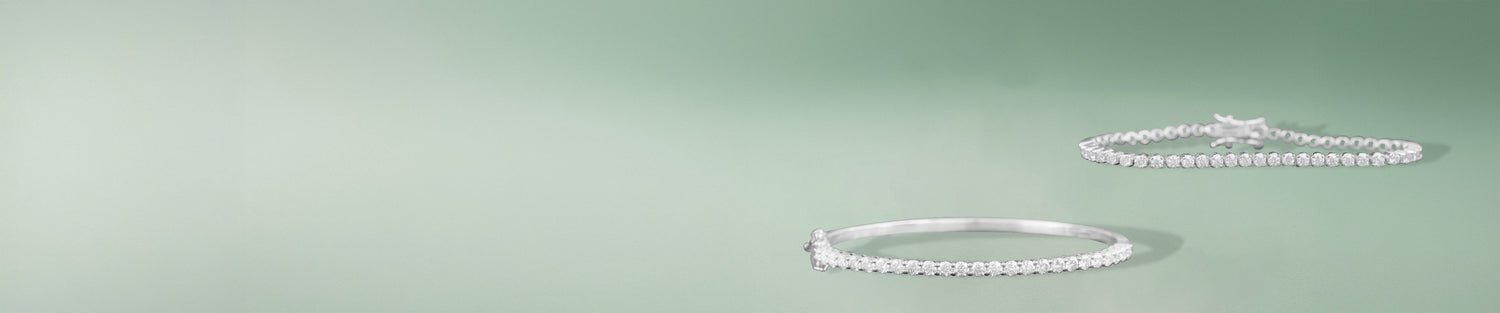 Elegant moissanite bracelet with sparkling round stones