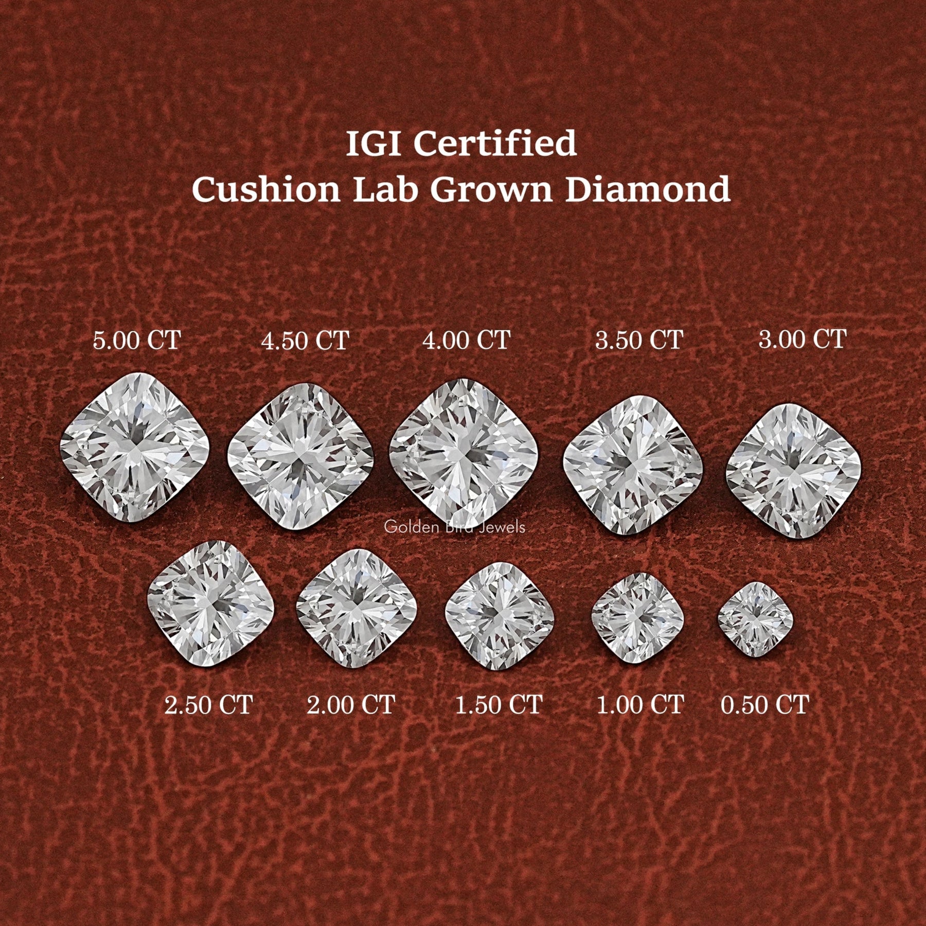 Cushion Cut Lab Grown Loose Diamond