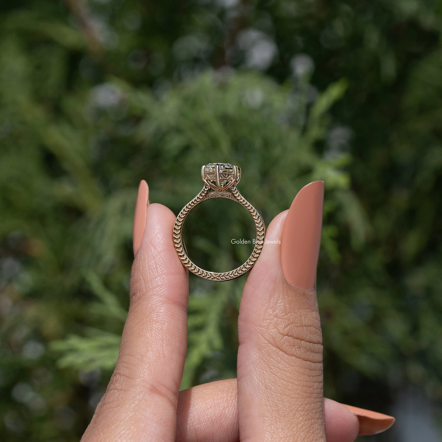 Dutch Marquise  Diamond Solitaire Engagement Ring