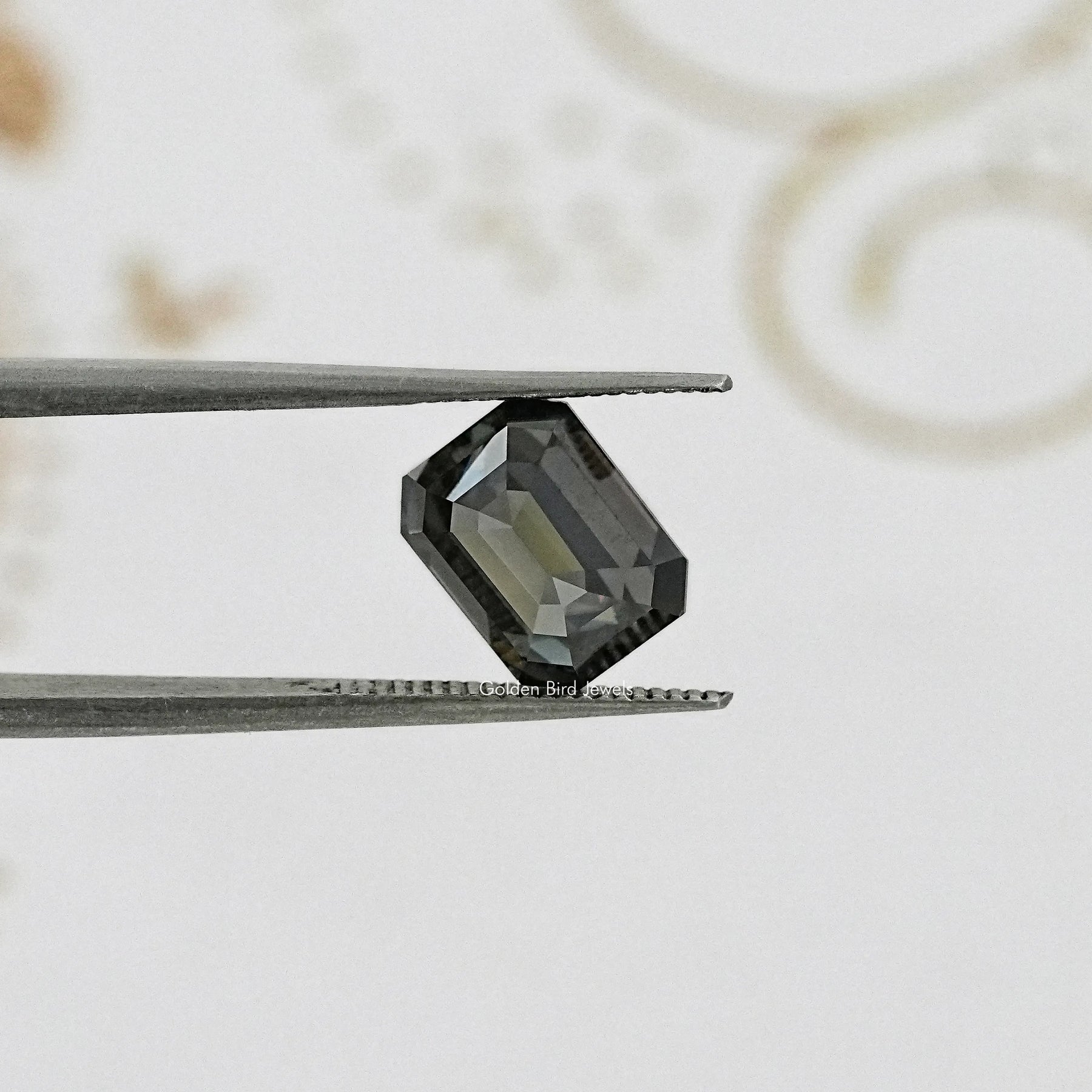 Gray Emerald Loose Moissanite