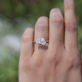 Top View Of Lab Diamond Full Eternity Band 

