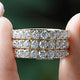 Round Cut Moissanite Eternity Band
