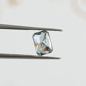 Close up View of Radiant Cut Moissanite for Engagement Jewelry