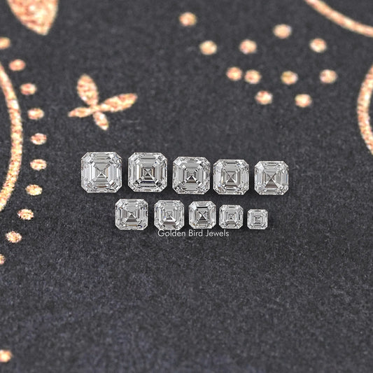 Asscher Cut Lab Grown Loose Diamond