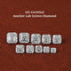 View Of Asscher Cut Loose Diamond In White