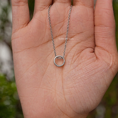 Round Cut Lab Grown Diamond Pendant