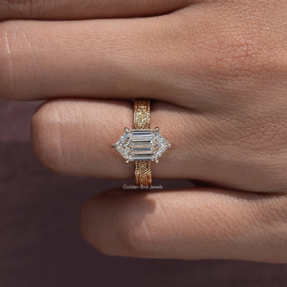 Dutch Marquise  Diamond Solitaire Engagement Ring