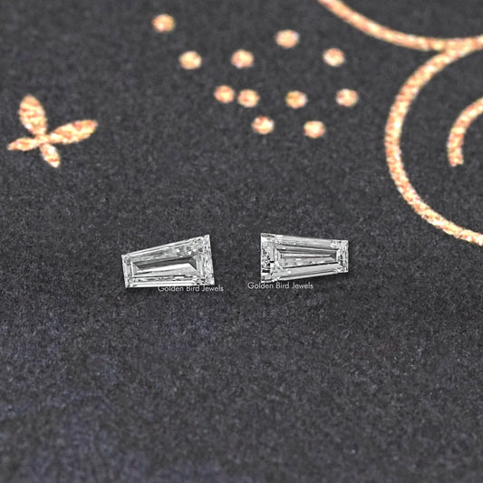 Tapered Baguette Cut Loose Lab Diamond Pair