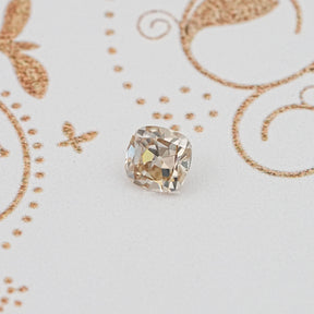 Top View of Old Mine Cushion Cut Loose Moissanite Stone