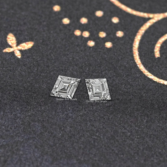 Lozenge Cut Lab Grown Pair Diamond