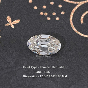 Old Mine Oval Moissanite Loose Stone