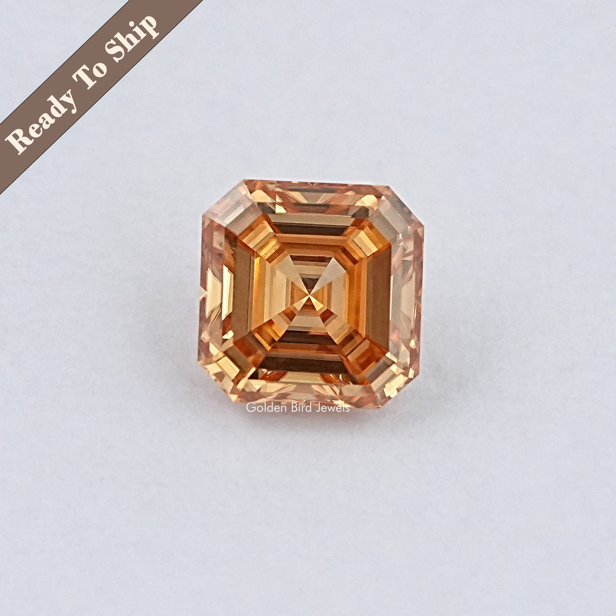 Asscher Cut Moissanite Loose Stone