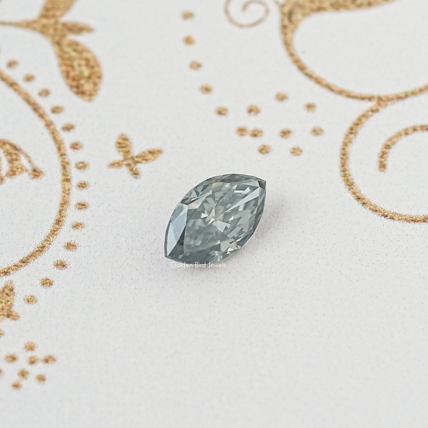 Display View of Marquise Cut Moissanite stone