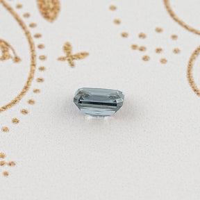 Side View of Gray Criss Shape Moissanite Loose Stone for Custom Rings