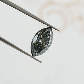 tweezers  View of Marquise Cut Moissanite Loose 