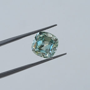 Light Blue Old Mine Cushion Loose Moissanite