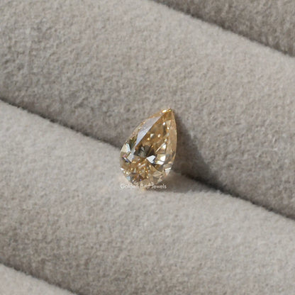 Detailed View Of Old Mine Pear Cut Loose Stone