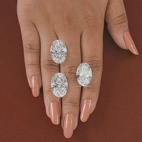 Oval Cut Lab Grown Diamond - IGI Certified