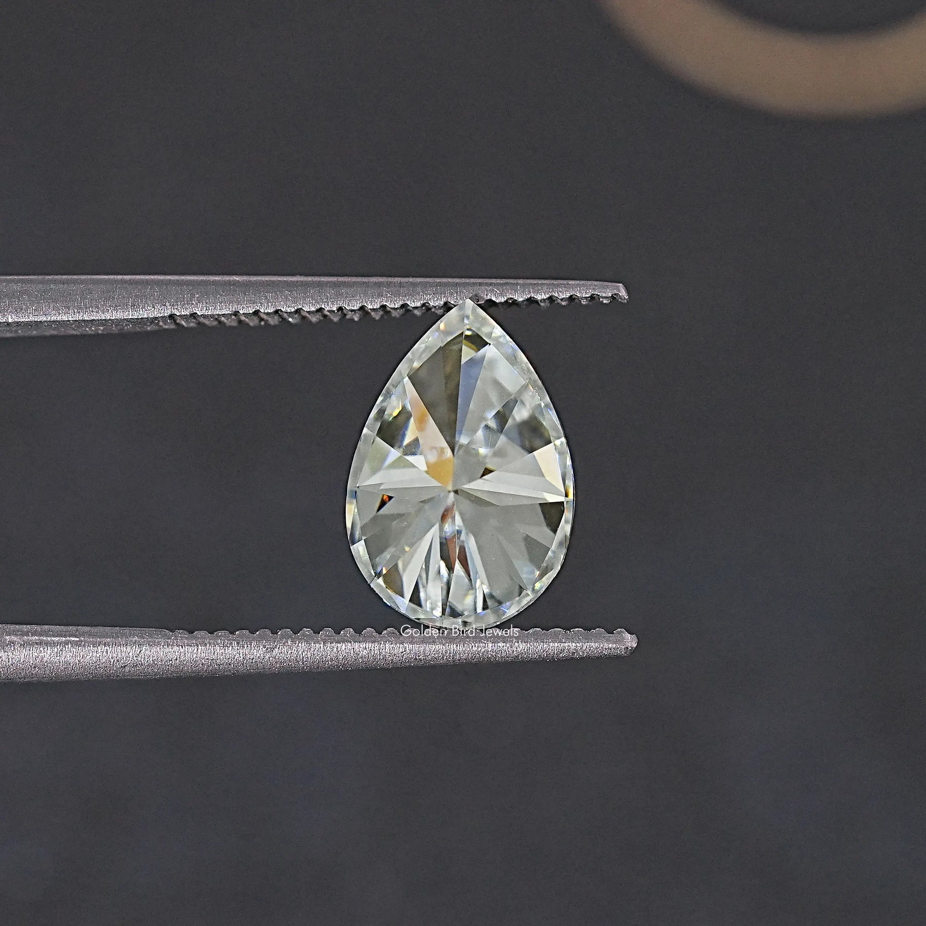 Colorless Pear Moissanite Loose Stone