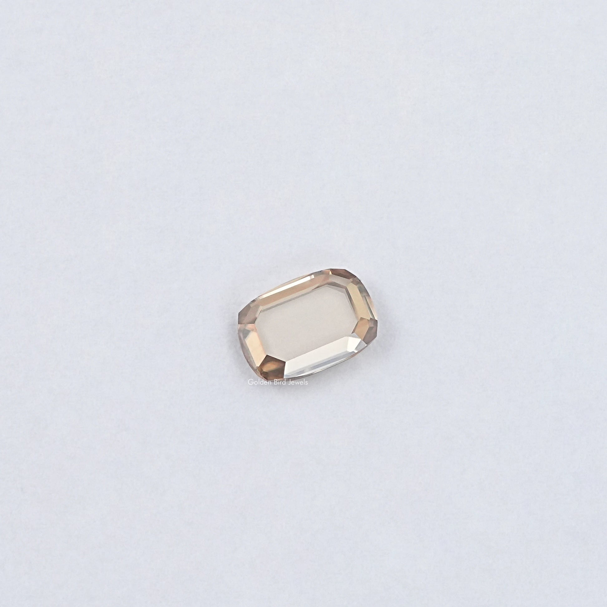 Front View Of Moissanite Portrait Cushion Loose Stone