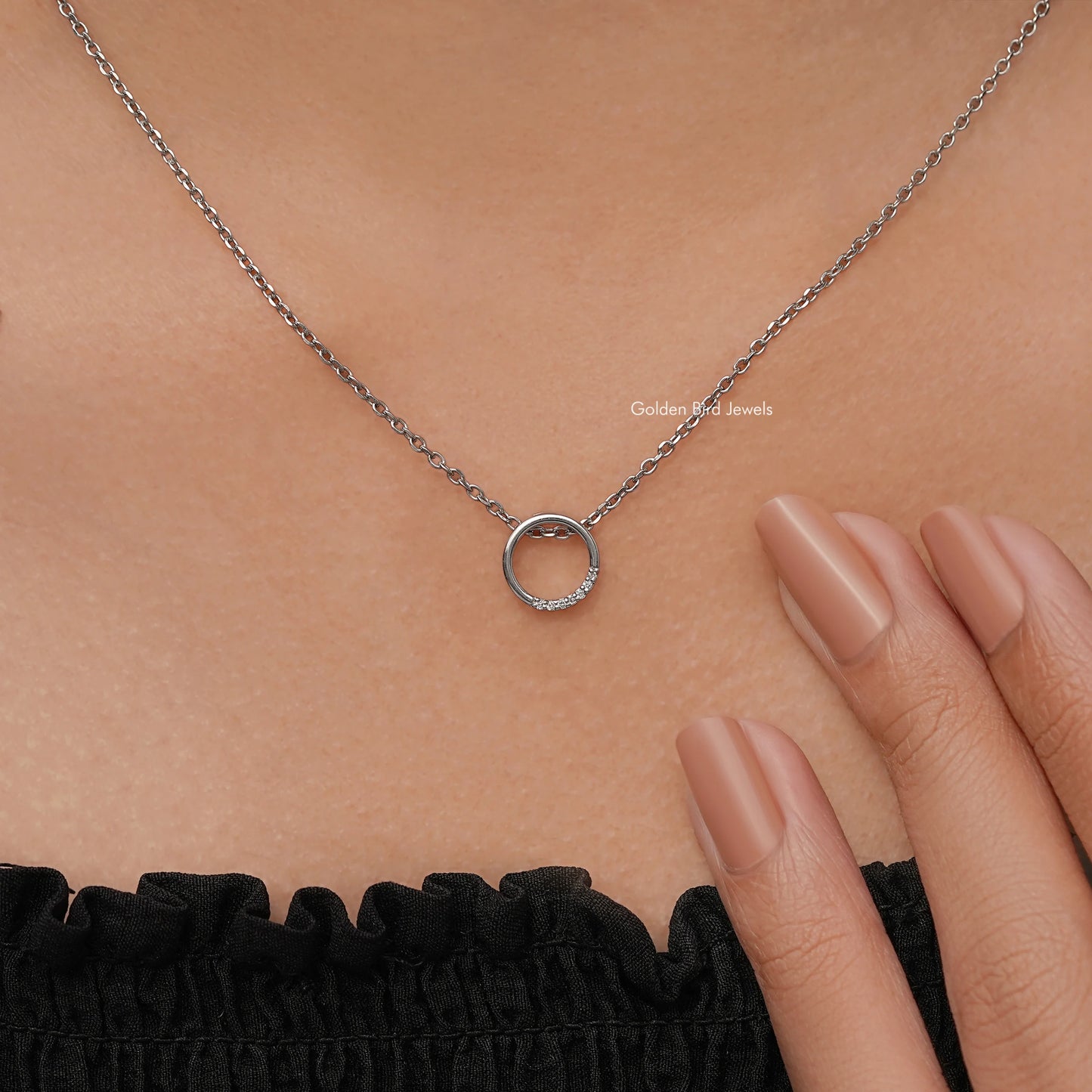 Round Cut Lab Grown Diamond Pendant