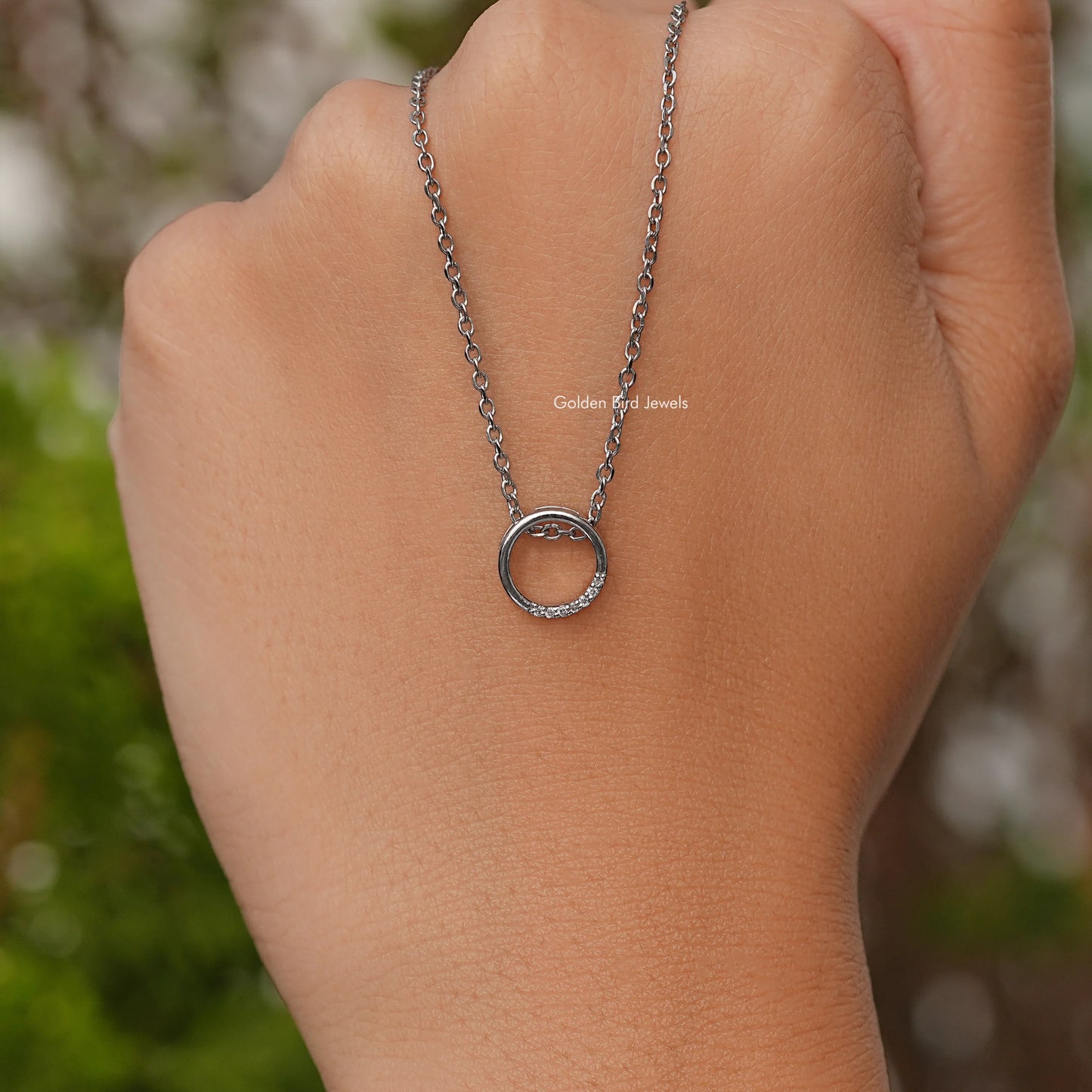 Round Cut Lab Grown Diamond Pendant