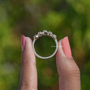 Back View Of Lab Diamond Engagement Ring
