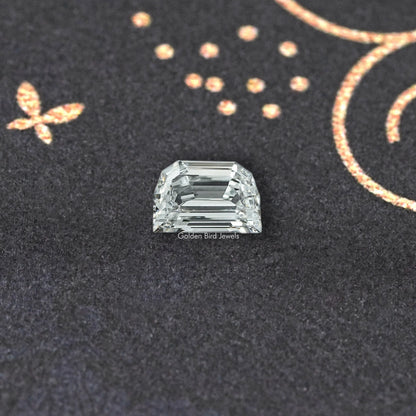 Step Cut Half Moon Lab Grown Diamond